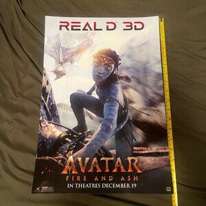 AMC Exclusive, 2025, Avatar Fire and Ash Collectable Movie Poster